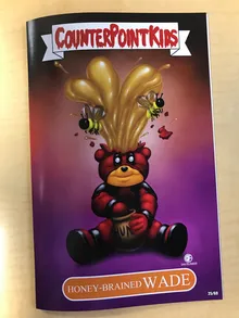 Garbage Pail Kids "Honey-Brained Wade" comic cover