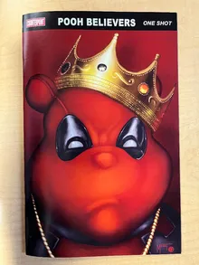 Pooh Believers: Biggie Crown Homage comic cover