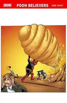 Pooh Believers: Action Comics #1 Homage comic cover